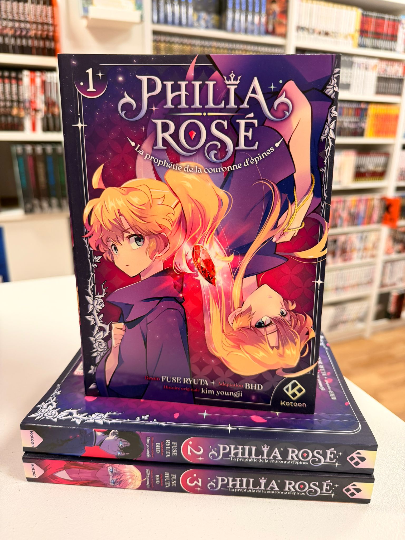 Philia Rosé : La prophétie de la couronne d'épines Intégrale&nbsp;&nbsp;